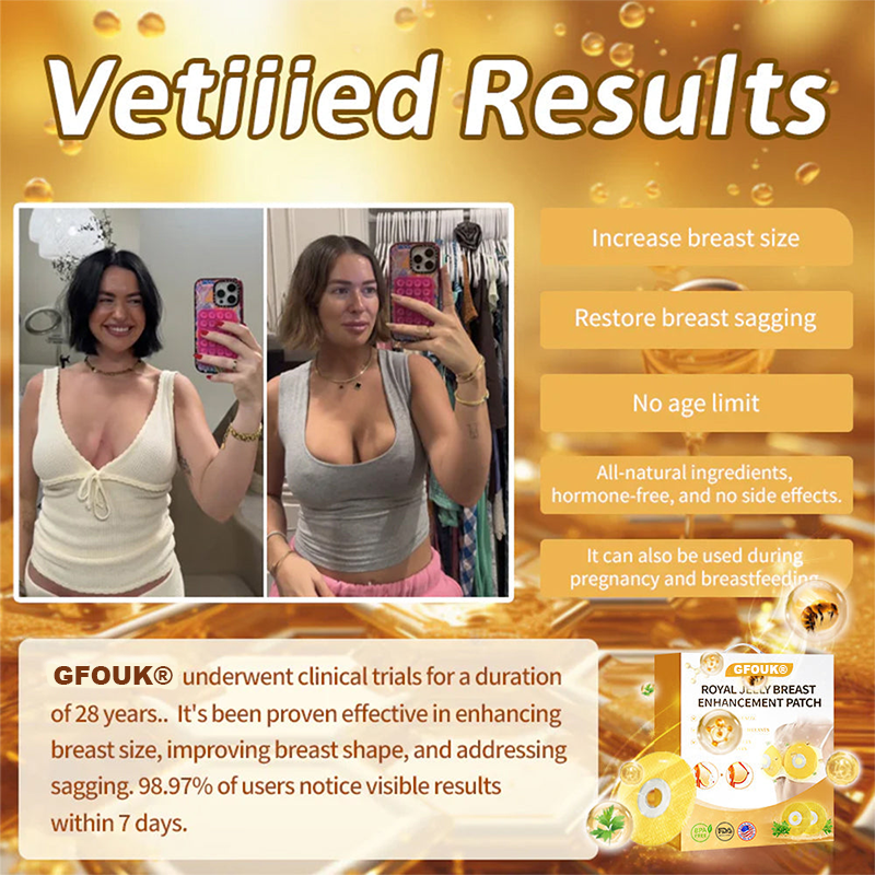 Wordkingยฎ Royal Jelly Breast Enhancement Patch ๐ Safe for use during breastfeeding (For concerns such as underdeveloped breasts, sagging, flatness, skin creases, and darkened nipples)