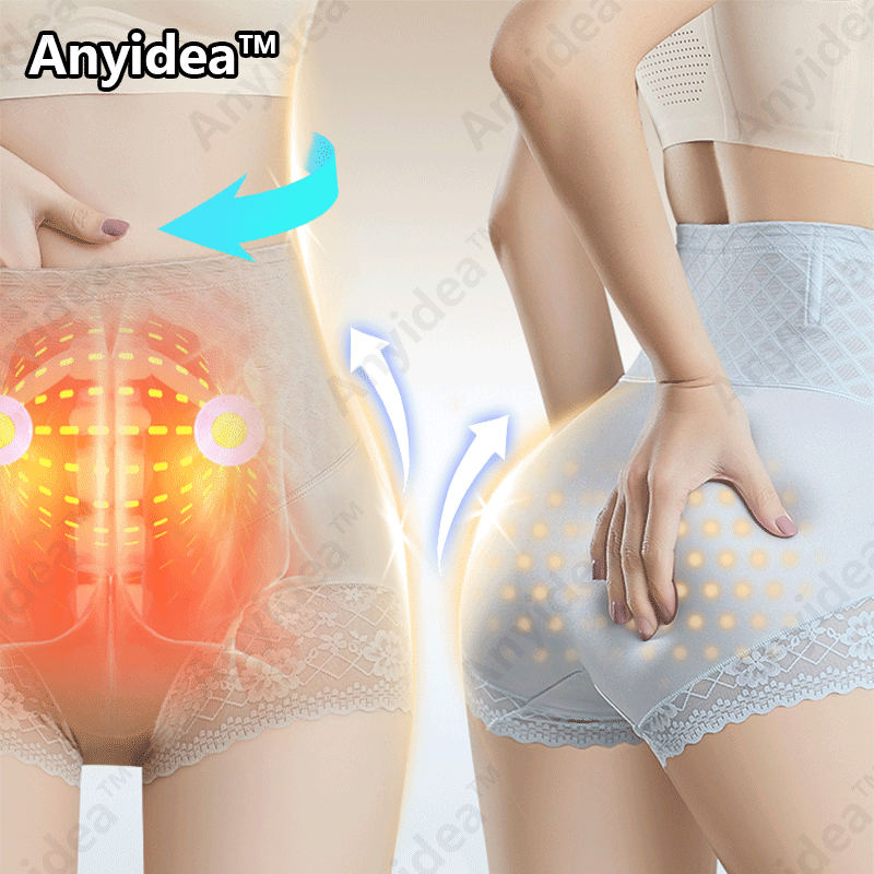 Medical magnetic ion fiber self-heating shaping shorts