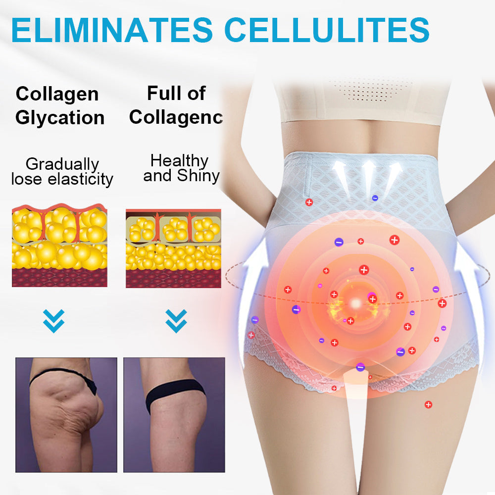 Medical magnetic ion fiber self-heating shaping shorts