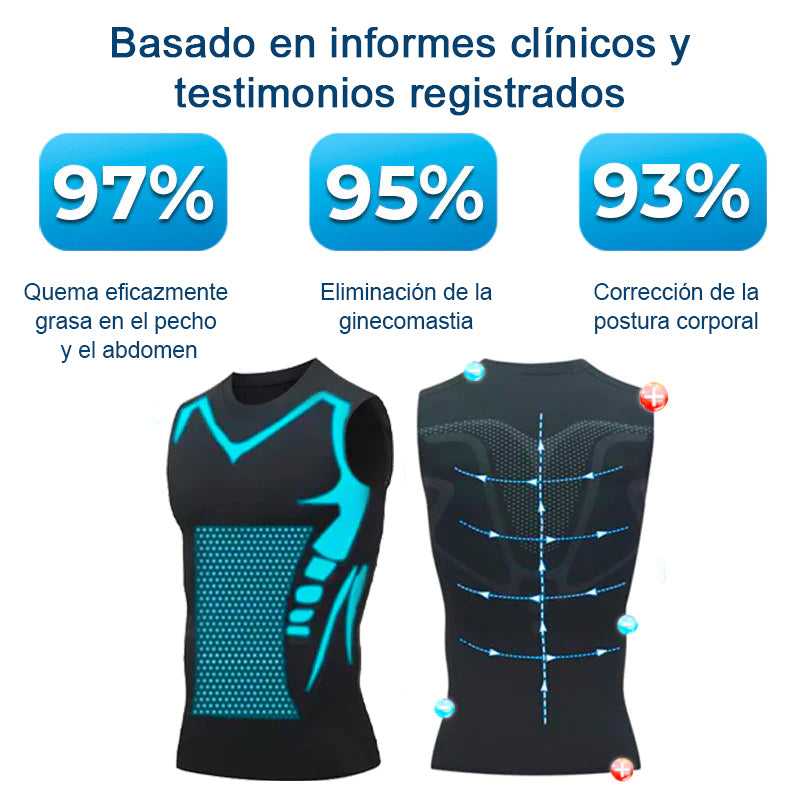 Chaleco corrector de postura de turmalina GSUNLEO®MEN